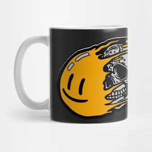 emoji apocalypse zombie smiley face Mug